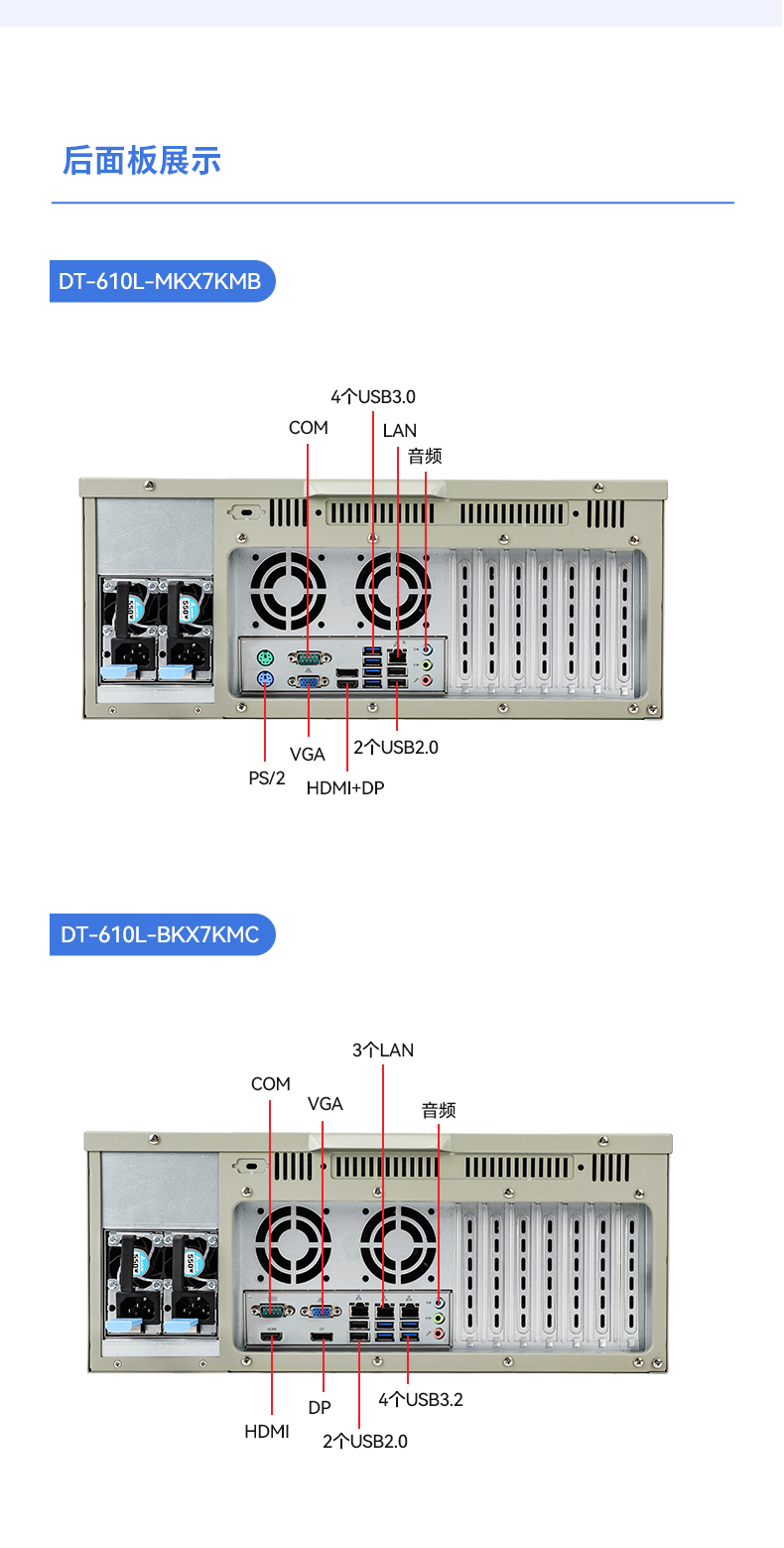 東田4U國(guó)產(chǎn)化工控機(jī),兆芯KX-7000系列CPU,原生支持麒麟/UOS系統(tǒng),DT-610L-MKX7KMB.jpg